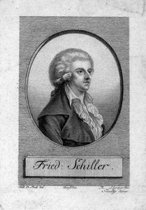 Portrait of Friedrich von Schiller by Dora Stock