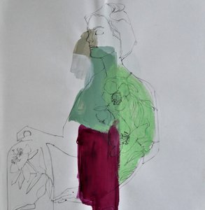 Abstract Floral Figure