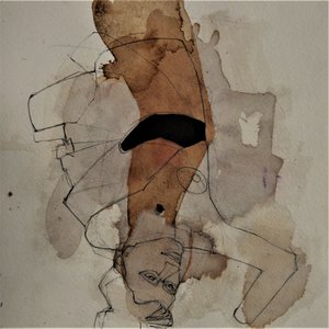 Abstract Upside Down Figure by Doris Schmitz