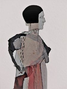Abstract Woman Profile