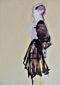 Abstract Woman Profile