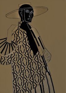 Art Deco Fashion Woman by Doris Schmitz