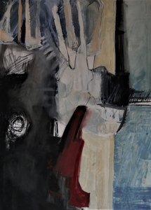 Dark Abstract Shapes by Doris Schmitz