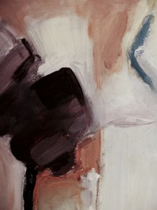 Earthy Abstract Flow by Doris Schmitz