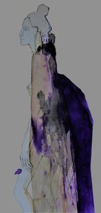 Elegant Purple Silhouette