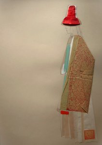 Elegant Red Hat Figure by Doris Schmitz