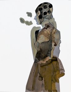 Elegant Woman Profile by Doris Schmitz