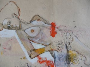 Expressive Reclining Nude