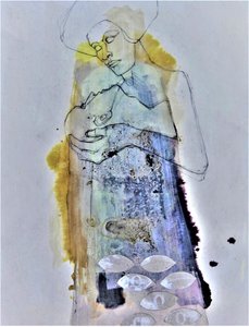 Gentle Mother Child Portrait by Doris Schmitz