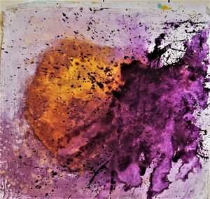 Golden Purple Explosion