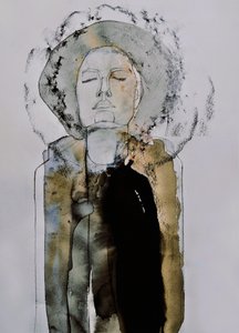 Meditative Woman Portrait