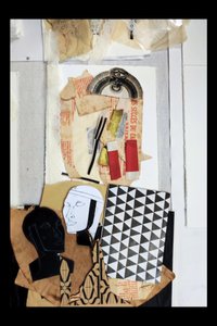 Mixed Media Faces by Doris Schmitz