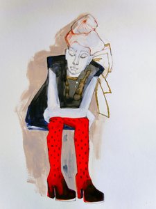 Pensive Fashion Style by Doris Schmitz