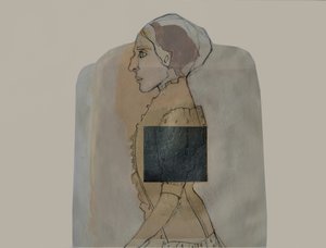 Pensive Woman Profile