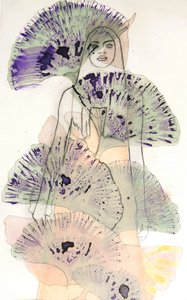 Purple Ginkgo Woman