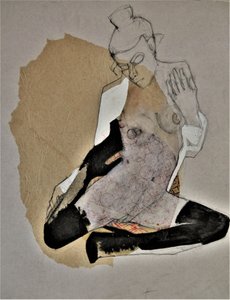Serene Seated Form by Doris Schmitz