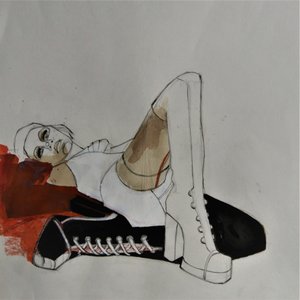 Stylish Woman White Boots by Doris Schmitz