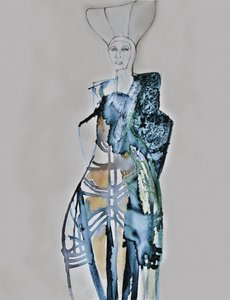 Stylized Fashion Portrait by Doris Schmitz