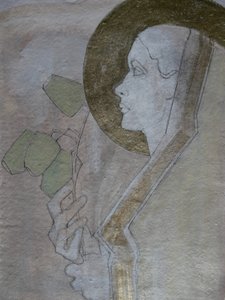 Woman with Golden Halo