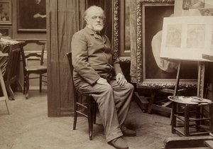 Portrait of a Painter in his Studio by Dornac