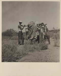 Transients, New Mexico by Dorothea Lange