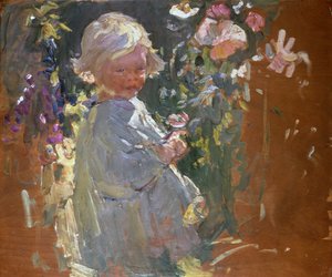 Picking Flowers by Dorothea Sharp