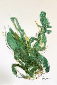 Abstract Botanical Flow by Dorothy Fagan