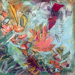 Abstract Garden Bloom by Dorothy Fagan