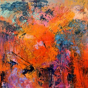 Dynamic Color Explosion by Dorothy Fagan