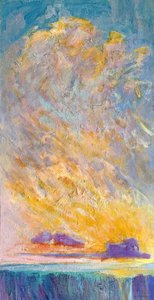 Golden Sunset Ocean View by Dorothy Fagan