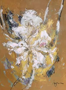 Luminous White Bloom by Dorothy Fagan