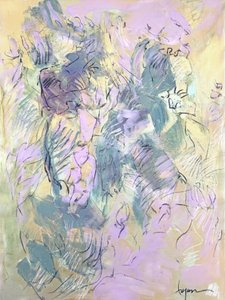 Soft Abstract Serenity by Dorothy Fagan