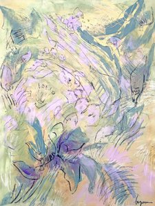 Soft Lavender Blooms by Dorothy Fagan