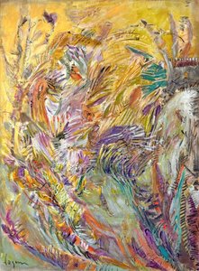 Swirling Garden Colors by Dorothy Fagan