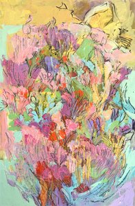 Vibrant Garden Blooms by Dorothy Fagan