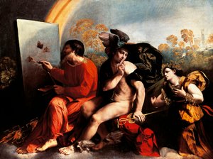 Jupiter and painter
