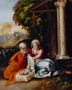 The Holy Family by Dosso Dossi