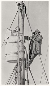 Commander Frank Wild at the Masthead, during the Endurance Expedition to the Antarctic, 1914-1916 by Dr. Alexander Macklin