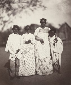 Madagascan Woman and Her Children (Plate 3)