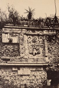 Uxmal, Indian Bas Relief, Nun