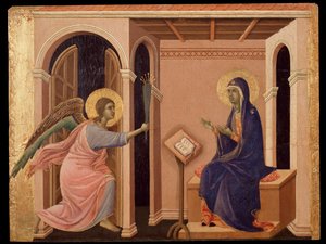 Announcement of the Death of Mary by Duccio di Buoninsegna