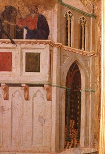 The Temptation at the Temple (detail) by Duccio di Buoninsegna
