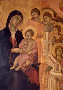 Virgin and Child on the Throne (La Maesta altarpiece)