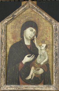 Mary with Child by Duccio di Buoninsigna (copy after)