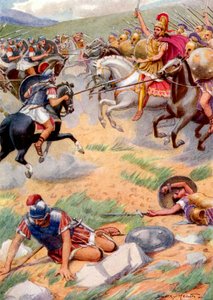 The Armour of Pyrrhus Was Richer and More Beautiful Than That of His Soldiers by Dudley (after) Hardy