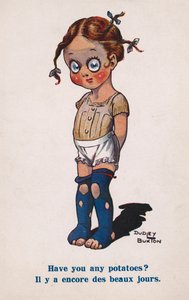 Girl Asking for Potatoes by Dudley Buxton