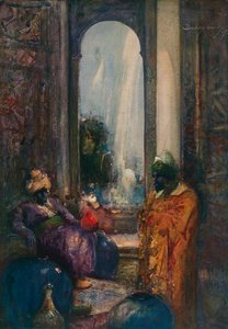 A Vision of the East - Stage V, c1920 by Dudley Hardy
