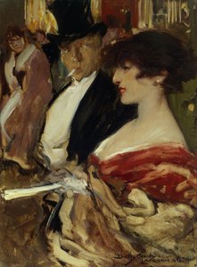 At the Opera by Dudley Hardy