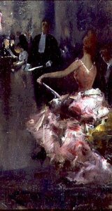 Cafe Scene by Dudley Hardy