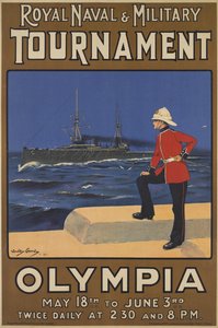 Poster for the Royal Naval and Military Tournament, 1910